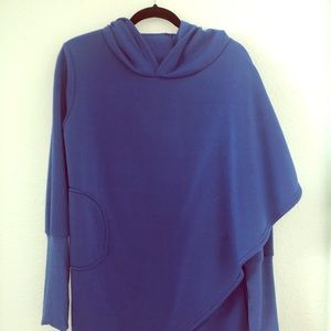 Brand NWT Royal Blue wrap sweater